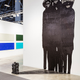 Witness, 2016, by Sanford Biggers; sequins, canvas, fabric, tar, polystyrene, Aqua-Resin
Courtesy of Marianne Boesky Gallery